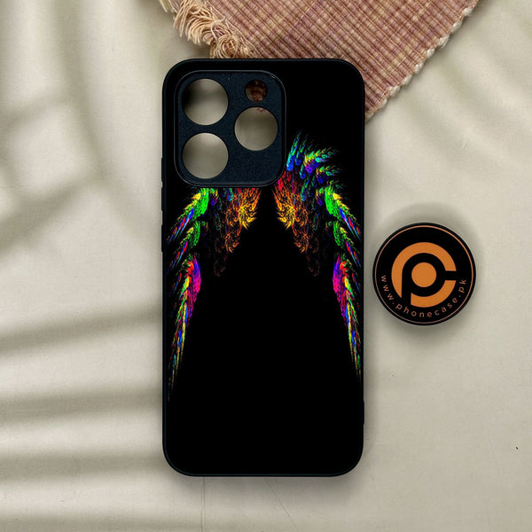 Realme 15T - Angel Wings Design 10 - Premium Metal Printed Soft Bumper Shock Proof Case