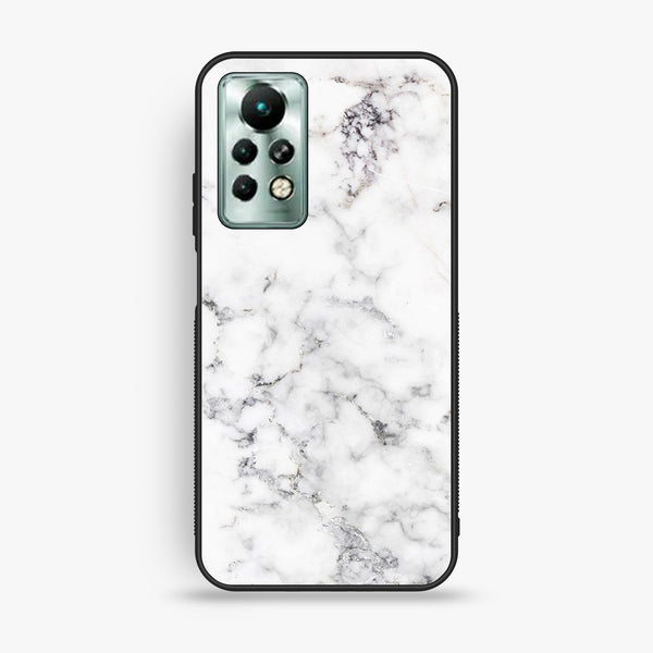 Infinix Note 11 Pro - White Design 10 - Premium Metal Printed Soft Bumper Shock Proof Case
