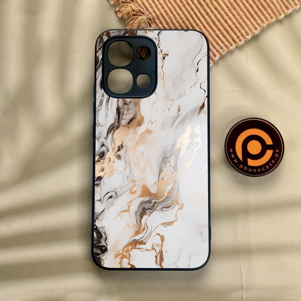 Oppo A6 Pro - Liquid Marble Design 1 - Premium Metal Printed Soft Bumper Shock Proof Case