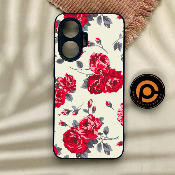 Xiaomi Redmi Turbo 4 Pro - Floral Series Design 8 - Premium Metal Printed Soft Bumper Shock Proof Case