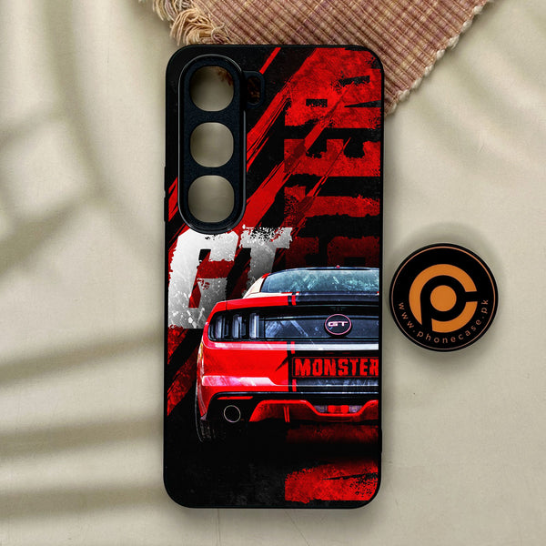 Vivo Y21d - Speed Shift Racing Car - Premium Metal Printed Soft Bumper Shock Proof Case