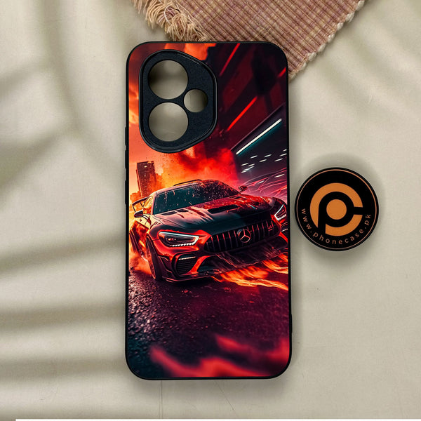 Honor 400 - Racing Design 3 - Premium Metal Printed Soft Bumper Shock Proof Case