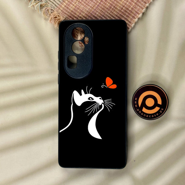 Oppo Reno 10 Pro Plus - Minimalistic Design 3 - Premium Metal Printed Soft Bumper Shock Proof Case