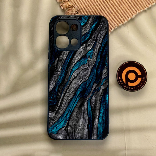 Oppo A6 Pro - Liquid Marble Design 8 - Premium Metal Printed Soft Bumper Shock Proof Case