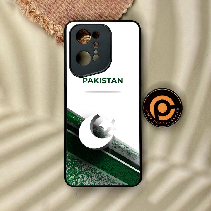 Oppo Find X5 Pro - Pakistan Design 10 - Premium Metal Printed Soft Bumper Shock Proof Case