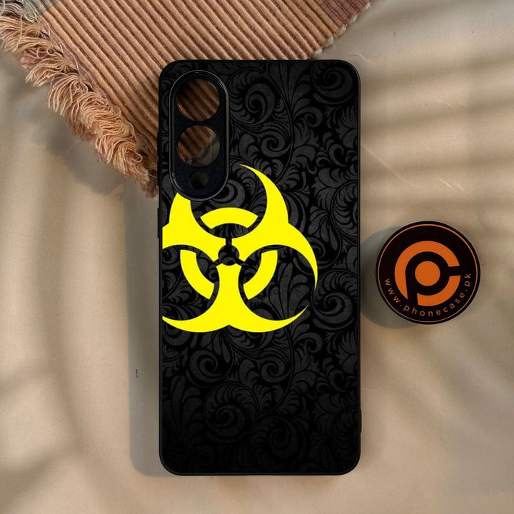 Galaxy S25 Edge - Biohazard Design 10 - Premium Metal Printed Soft Bumper Shock Proof Case