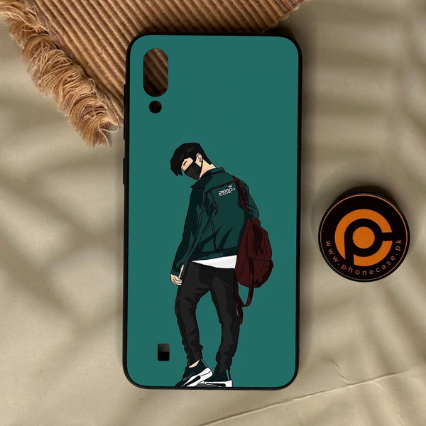 Samsung Galaxy M10 - Anime Series Design 1 - Premium Metal Printed Soft Bumper Shock Proof Case