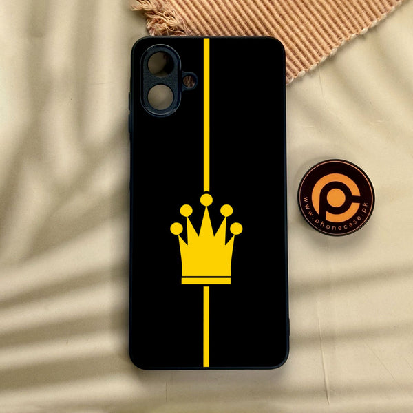 Samsung Galaxy A07 - King Design 1 - Premium Metal Printed Soft Bumper Shock Proof Case