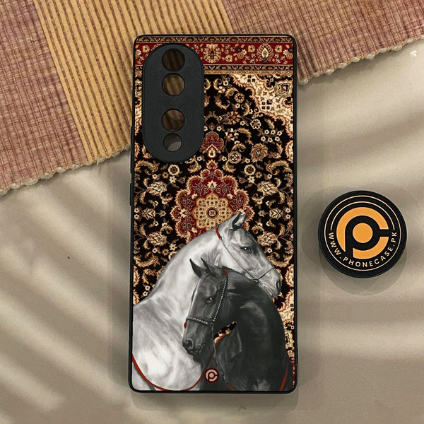 Huawei Honor 70 - Horse Heritage - Premium Metal Printed Soft Bumper Shock Proof Case