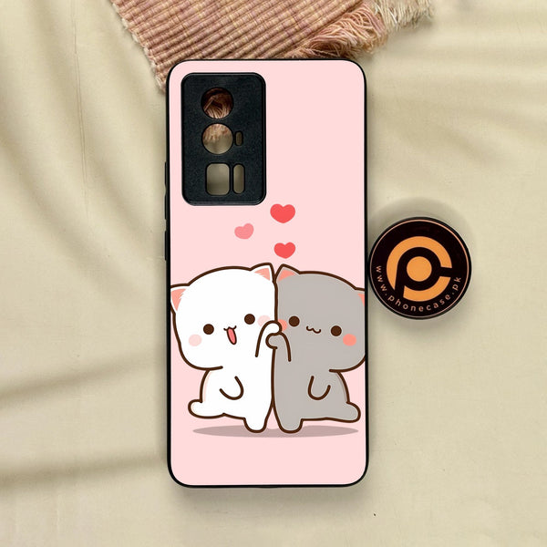 Xiaomi Redmi K60 Pro - Cute Bubu Dudu Design 6 - Premium Metal Printed Soft Bumper Shock Proof Case