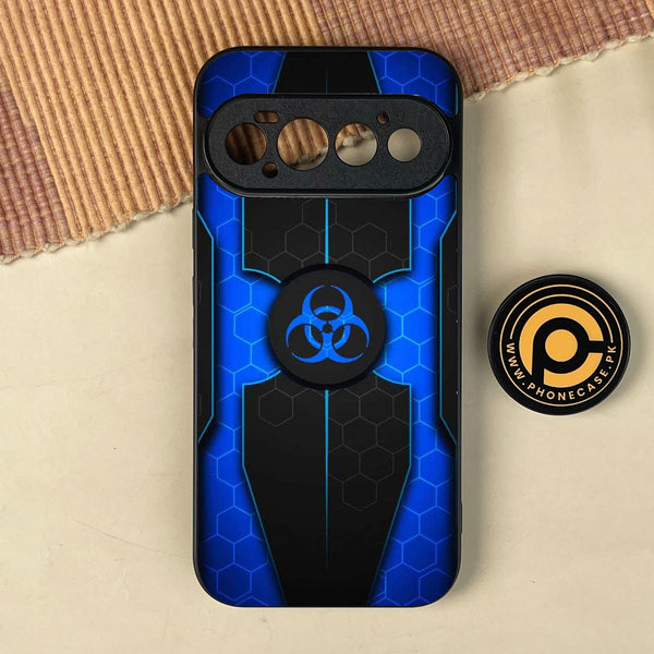 Google Pixel 11 Pro - Biohazard Design 1 - Premium Metal Printed Soft Bumper Shock Proof Case