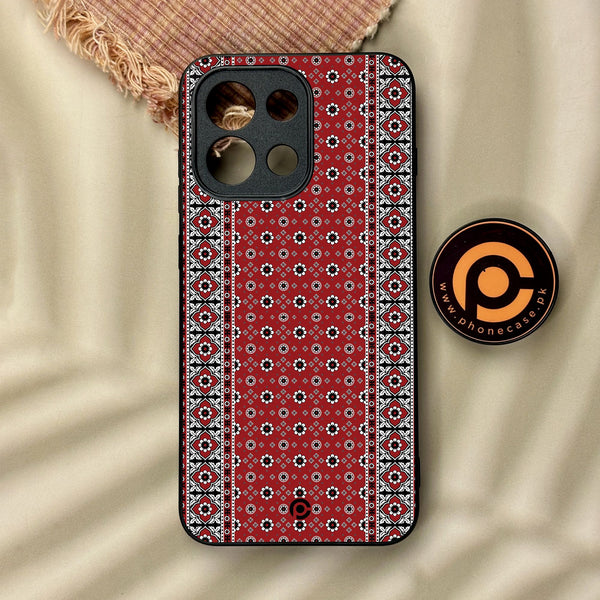OnePlus 13T - Ajrak Design 12 - Premium Metal Printed Soft Bumper Shock Proof Case