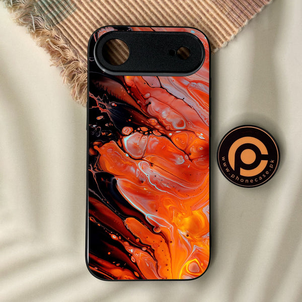 iPhone Air - Liquid Marble Design 4 - Premium Metal Printed Soft Bumper Shock Proof Case
