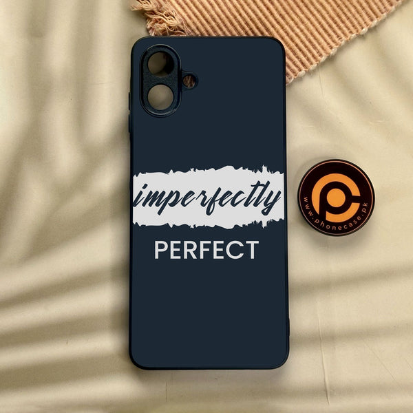 Samsung Galaxy A07 - Imperfectly - Premium Metal Printed Soft Bumper Shock Proof Case