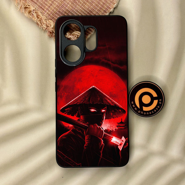 Vivo V60 - Ninja Design 2 - Premium Metal Printed Soft Bumper Shock Proof Case