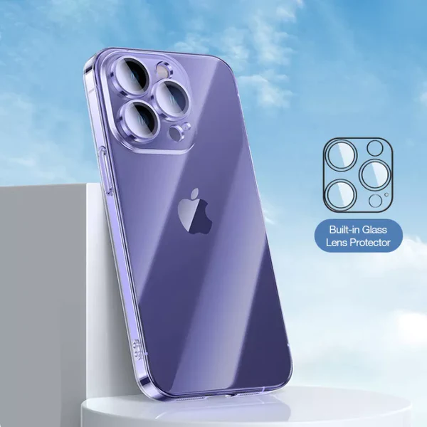 iPhone 11 Crystal Clear Full Protection Case With Camera Glass Protector