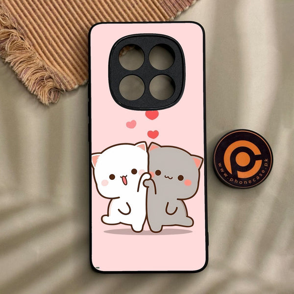 Xiaomi Redmi Note 15 Pro - Cute Bubu Dudu Design 6 - Premium Metal Printed Soft Bumper Shock Proof Case