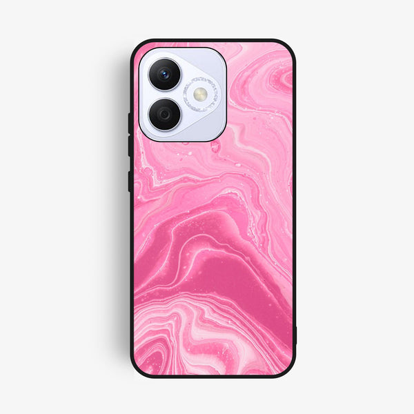 Honor X60i - Pink Design 3 - Premium Metal Printed Soft Bumper Shock Proof Case