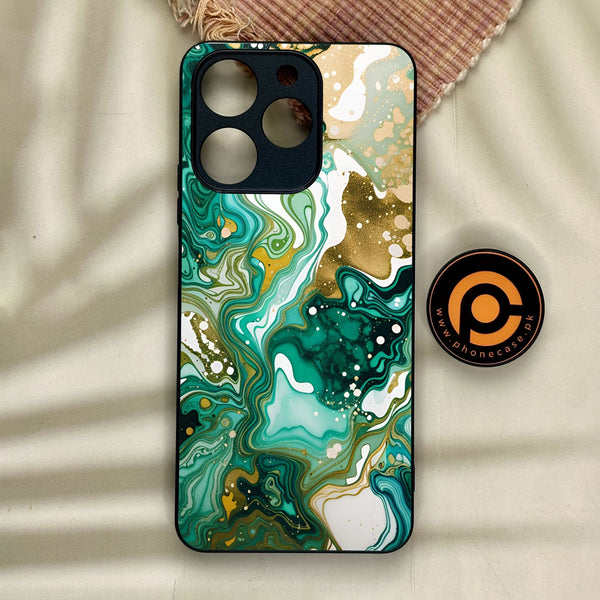 Realme Note 70 - Liquid Design 8 - Premium Metal Printed Soft Bumper Shock Proof Case