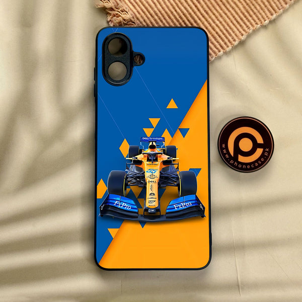 Samsung Galaxy A07 - Formula 1 Design 7 - Premium Metal Printed Soft Bumper Shock Proof Case