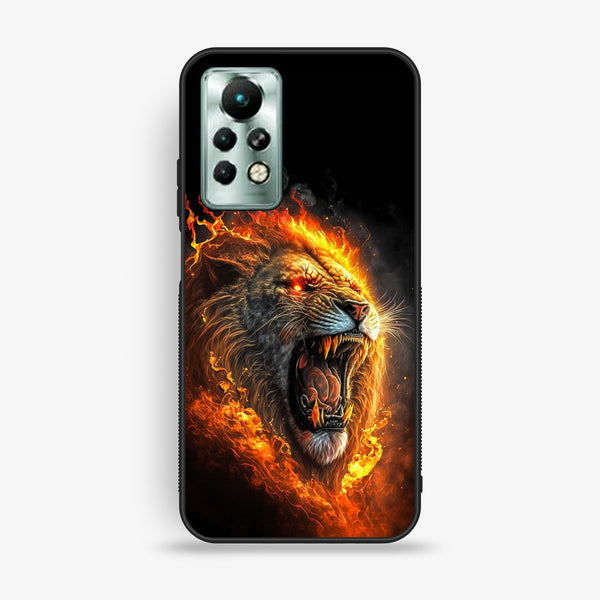 Infinix Note 11 Pro - Tiger 2.0 Design 4 - Premium Metal Printed Soft Bumper Shock Proof Case