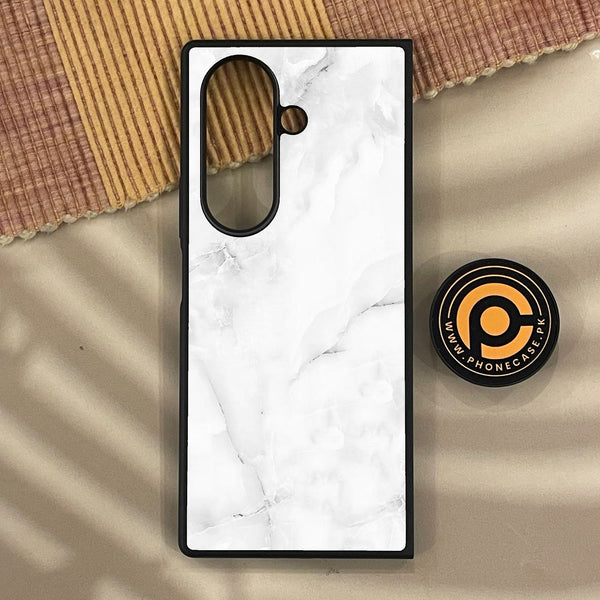 Samsung Galaxy Z Fold 8 - White Design 5 - Premium Metal Printed Soft Bumper Shock Proof Case