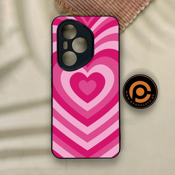 Honor 400 Pro - Heartbeat Design 6 - Premium Metal Printed Soft Bumper Shock Proof Case