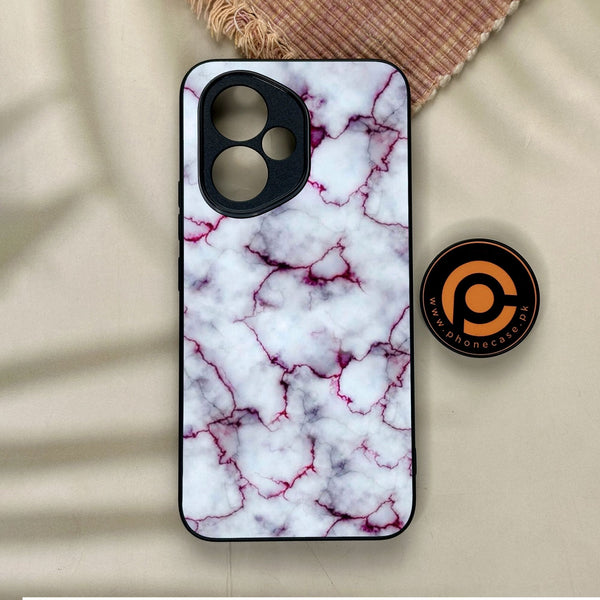 Honor 400 - White Design 1 - Premium Metal Printed Soft Bumper Shock Proof Case