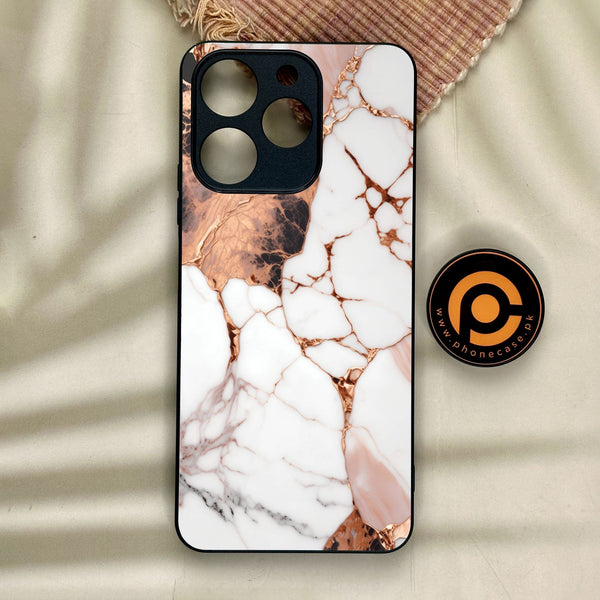 Realme Note 70 - Liquid Marble Design 5 - Premium Metal Printed Soft Bumper Shock Proof Case