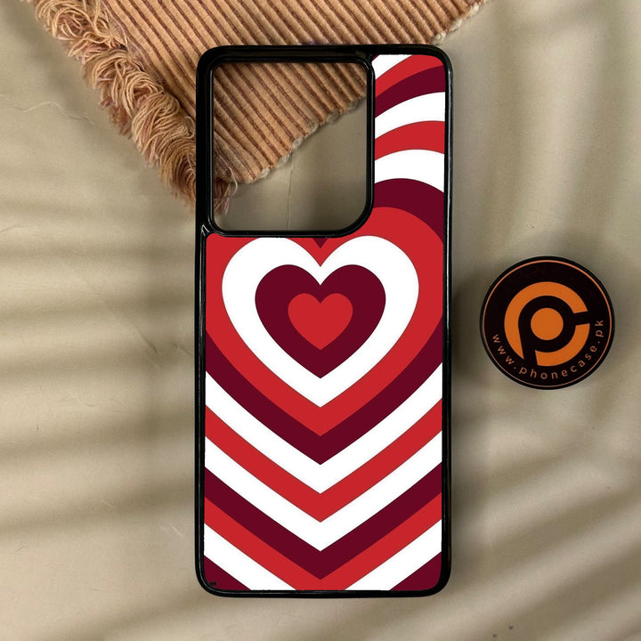 Motorola Edge 2025 - Heartbeat Design 5 - Premium Metal Printed Soft Bumper Shock Proof Case