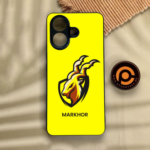 Vivo V60 Lite  - Markhor Design 8 - Premium Metal Printed Soft Bumper Shock Proof Case
