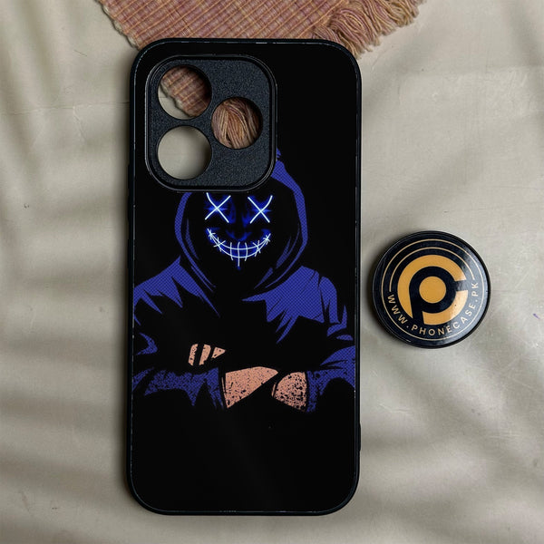 Honor 600 Lite - Anonymous 2.0 Design 10 - Premium Metal Printed Soft Bumper Shock Proof Case