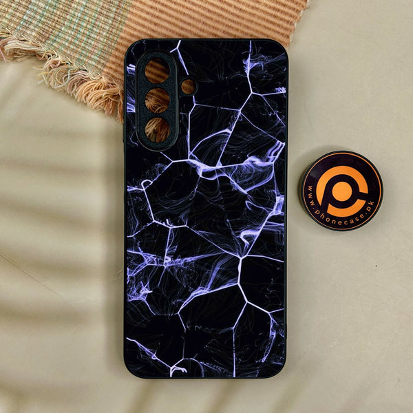 Samsung Galaxy A17 - Black Marble Design 10 - Premium Metal Printed Soft Bumper Shock Proof Case
