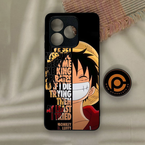 Honor X5c Plus - Anime - Premium Metal Printed Soft Bumper Shock Proof Case