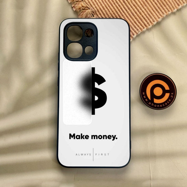 Oppo A6 Pro - Dollar Design 9 - Premium Metal Printed Soft Bumper Shock Proof Case