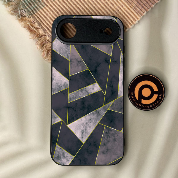 iPhone Air - Geometric Design 2 - Premium Metal Printed Soft Bumper Shock Proof Case
