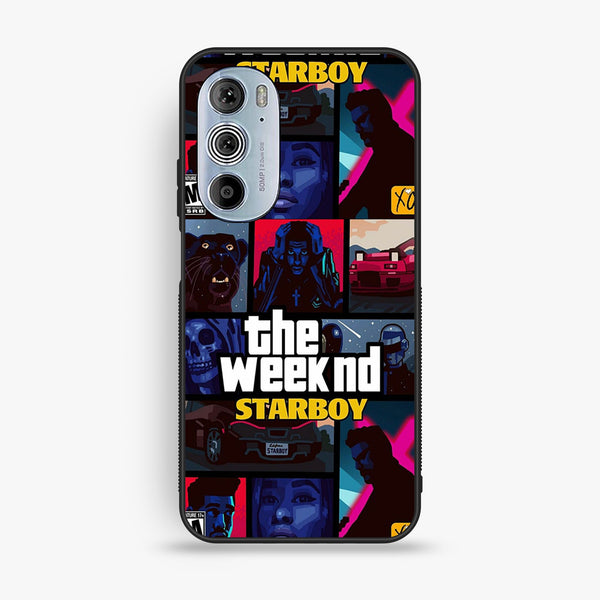 Motorola Edge 30 Pro - The Weeknd Star Boy - Premium Metal Printed Soft Bumper Shock Proof Case