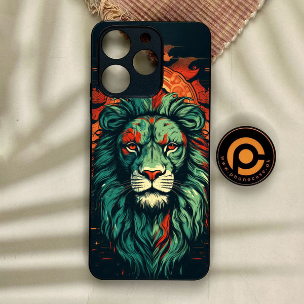 Realme Note 70 - Tiger 2.0 Design 2 - Premium Metal Printed Soft Bumper Shock Proof Case