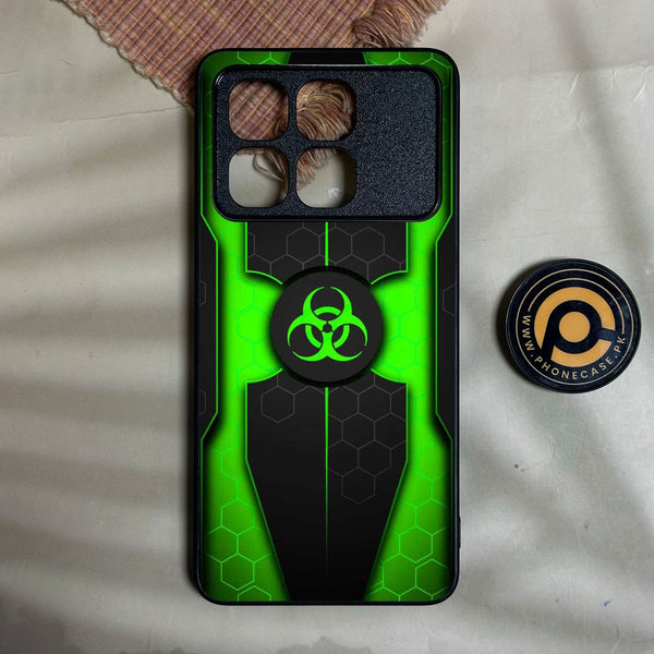Redmi K70 Ultra - Biohazard Design 3 - Premium Metal Printed Soft Bumper Shock Proof Case