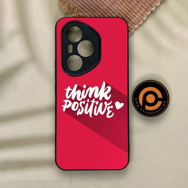 Honor 400 Pro - Think Positive Design - Premium Metal Printed Soft Bumper Shock Proof Case