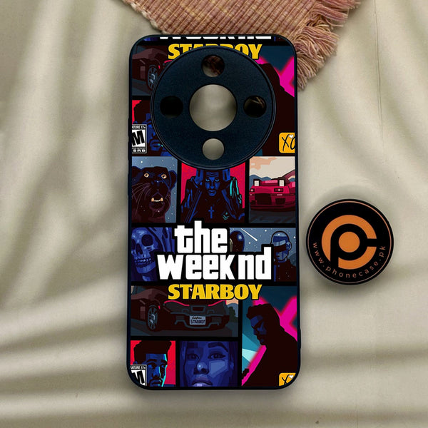 Honor x9d - The Weeknd Star Boy - Premium Metal Printed Soft Bumper Shock Proof Case
