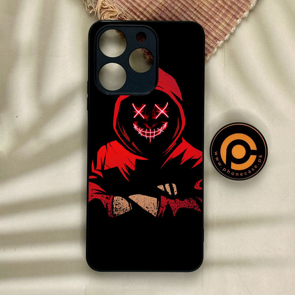 Realme Note 70 - Anonymous 2.0 Design 5 - Premium Metal Printed Soft Bumper Shock Proof Case