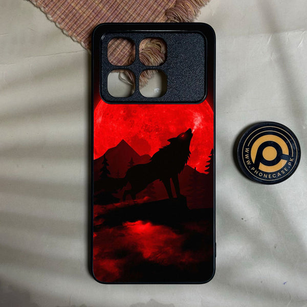 Redmi K70 Ultra - Wolf Design 5 - Premium Metal Printed Soft Bumper Shock Proof Case