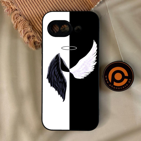 Google Pixel 10A - Angel 2.0 Design 5 - Premium Metal Printed Soft Bumper Shock Proof Case
