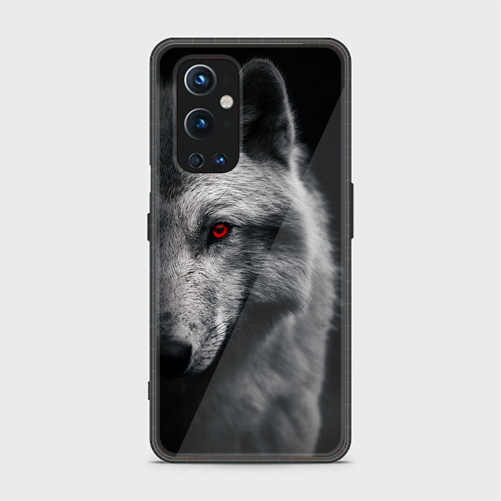 OnePlus 9 Pro - Wolf Series - Premium Printed Glass soft Bumper shock Proof Case