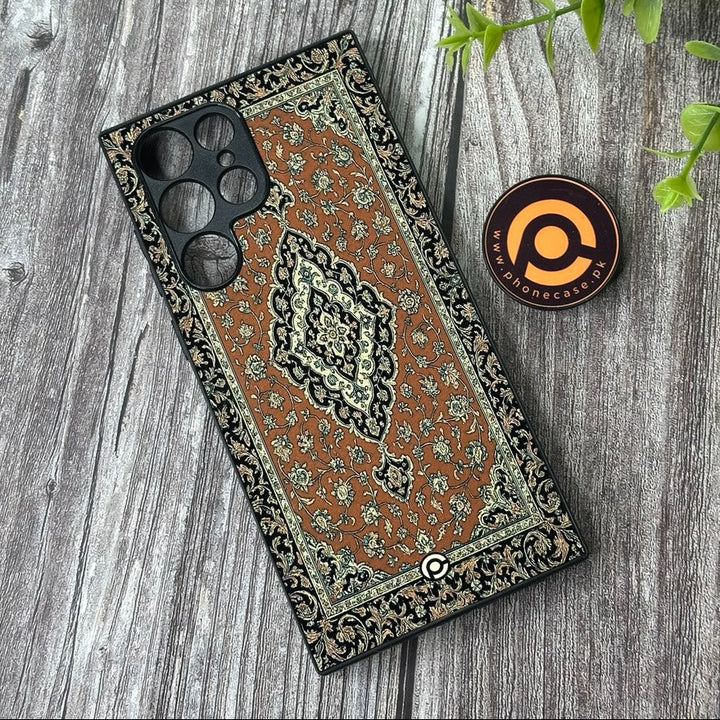 Samsung Galaxy S22 Ultra - Persian Rugs Design 2 - Premium Metal  Printed soft Bumper shock Proof Case CS-42092