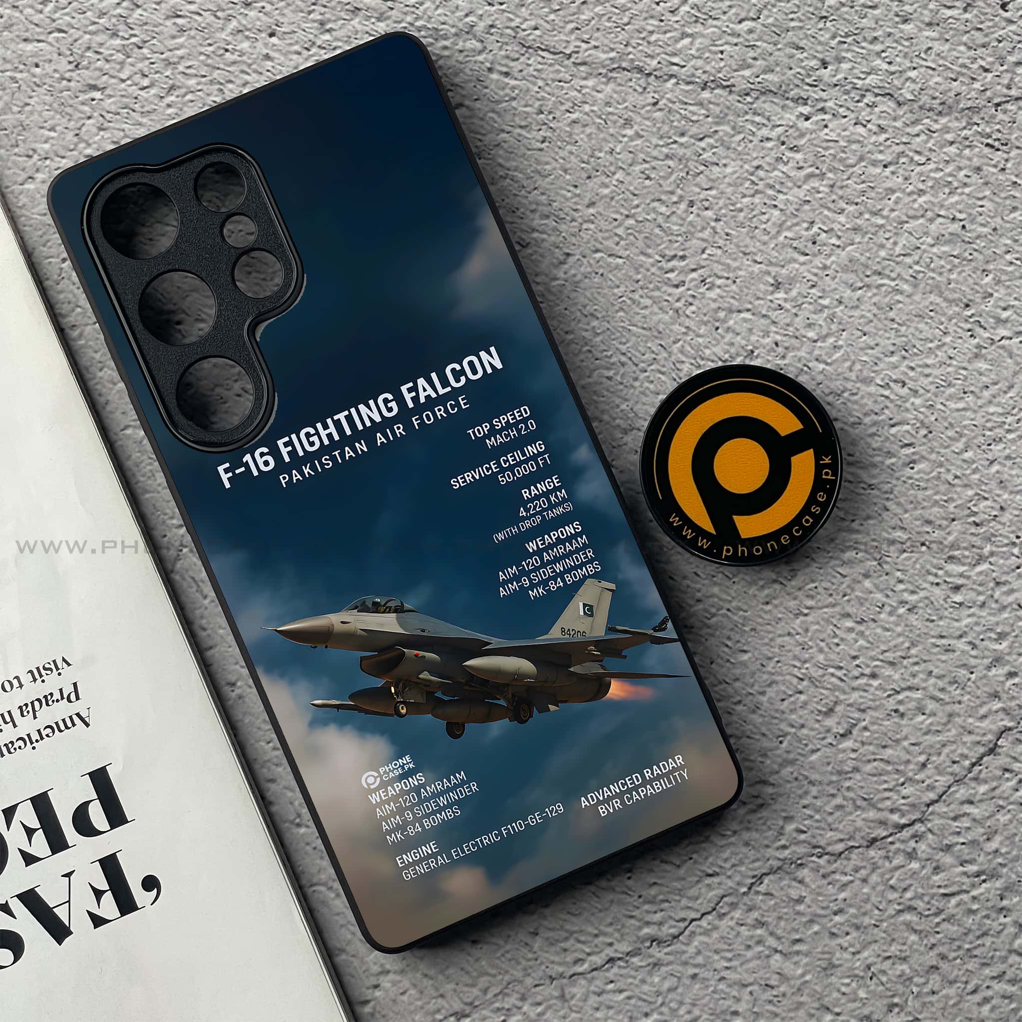 Samsung Galaxy S25 Ultra - PAF Jet Series - Premium Printed Metal soft Bumper shock Proof Case
