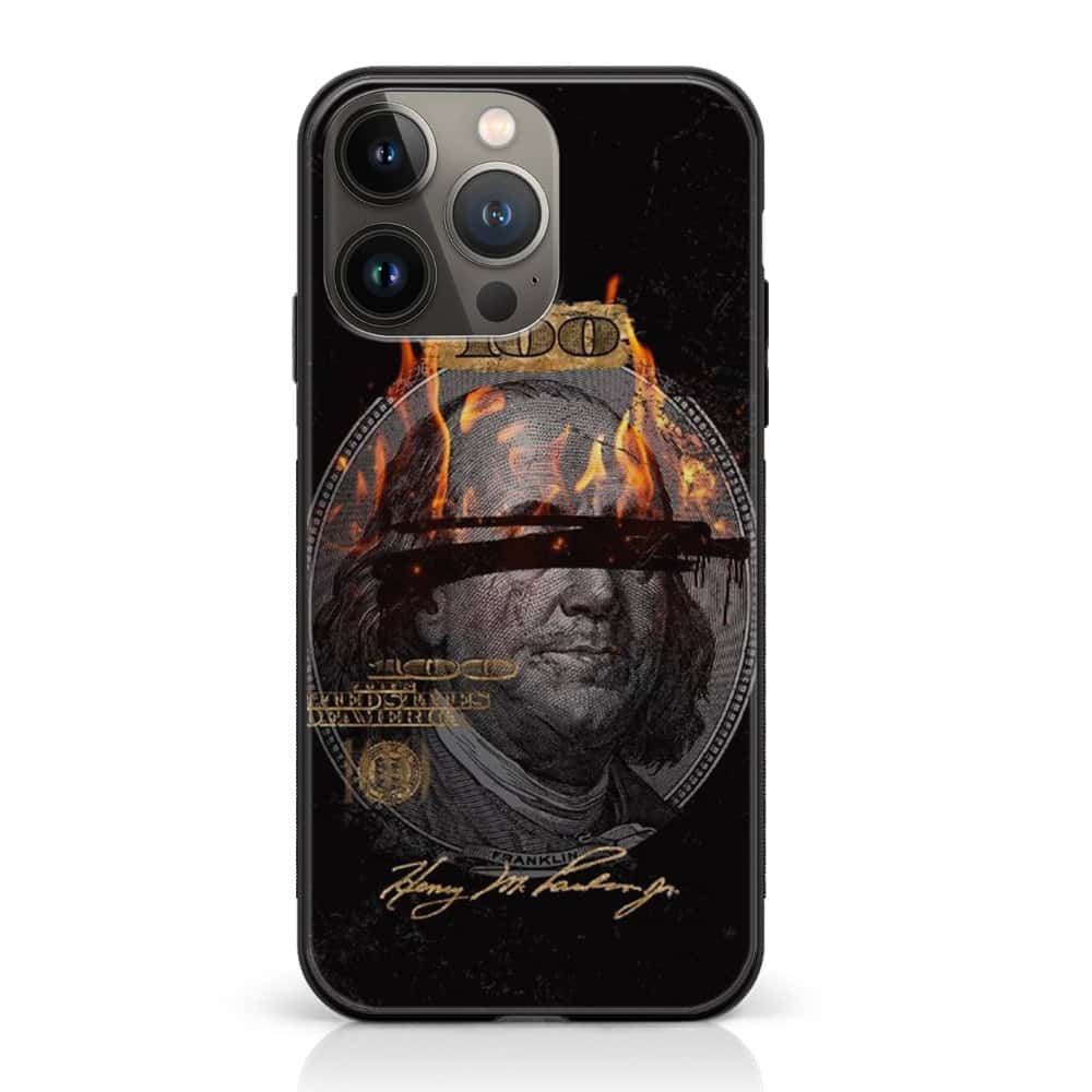 iPhone 12 Pro - Dollar Series - Premium Metal Printed soft Bumper shock Proof Case