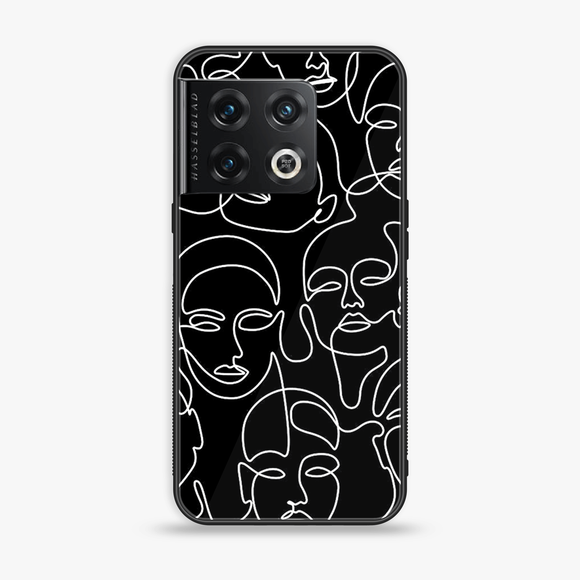 OnePlus 10 Pro - Girl Lines  Series - Premium Printed Glass soft Bumper shock Proof Case