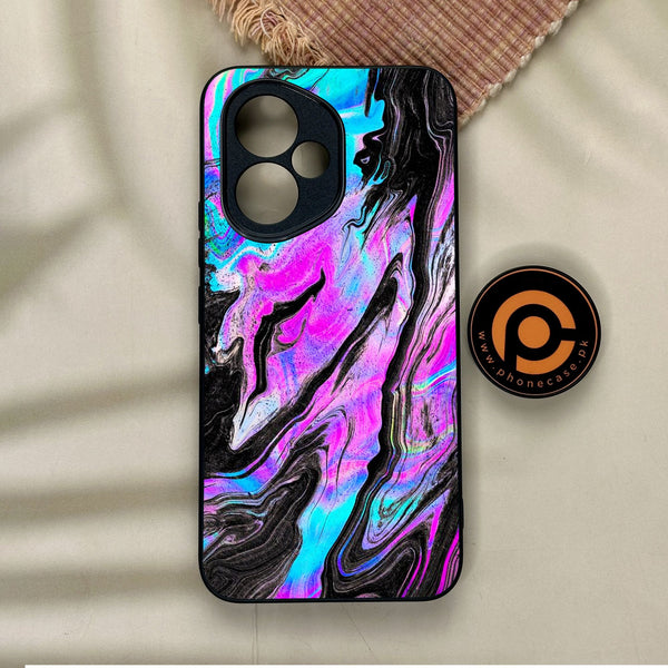 Honor 400 - Cosmic Inferno - Premium Metal Printed Soft Bumper Shock Proof Case